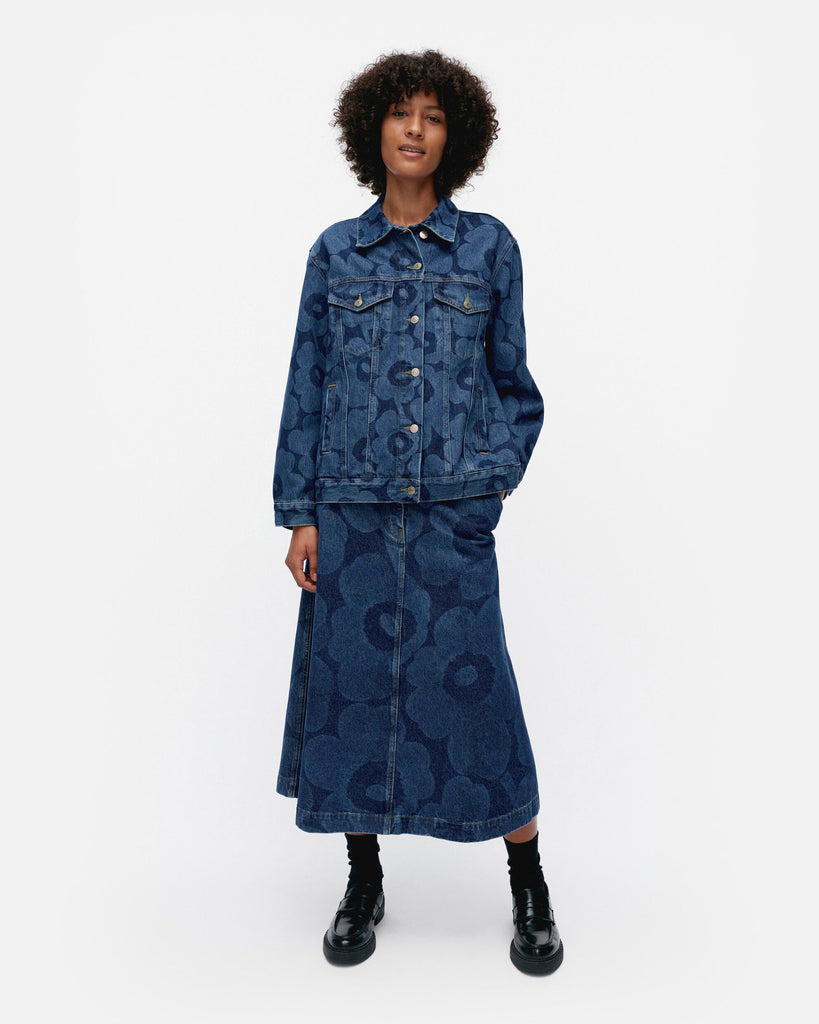 Marimekko 2025 Maridenim Murros Unikko Jeans Jacket