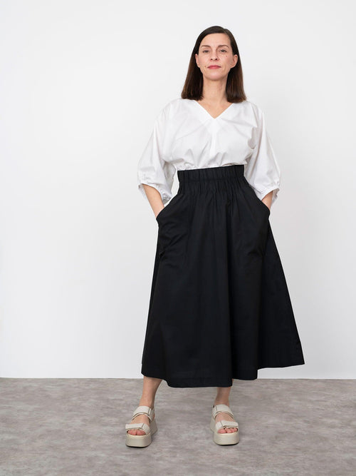 The Assembly Line Sewing Patterns - Elastic Waist Maxi Skirt – Pappa Sven