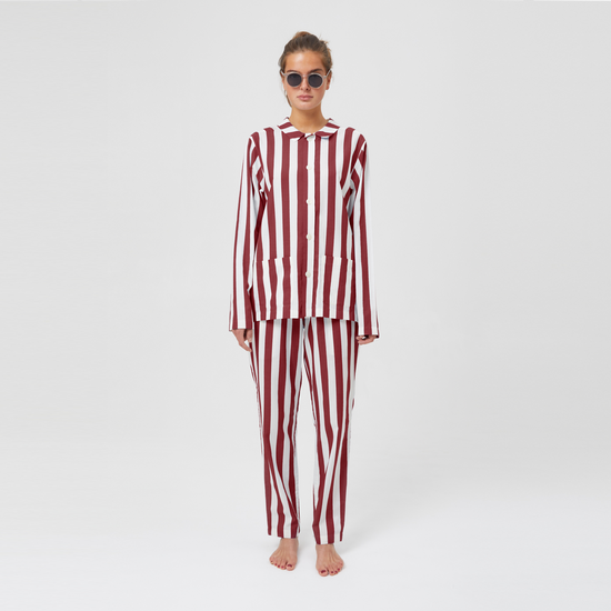 Nufferton Unisex Pyjamas - Uno Stripe Red & White – Pappa Sven
